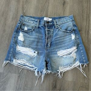 Windsor Blue Denim Shorts high rise size M
